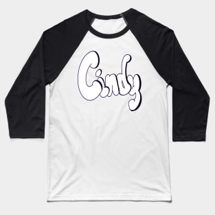 Top 10 best personalised gifts Cindy white personalised personalized  custom name Cindy Baseball T-Shirt